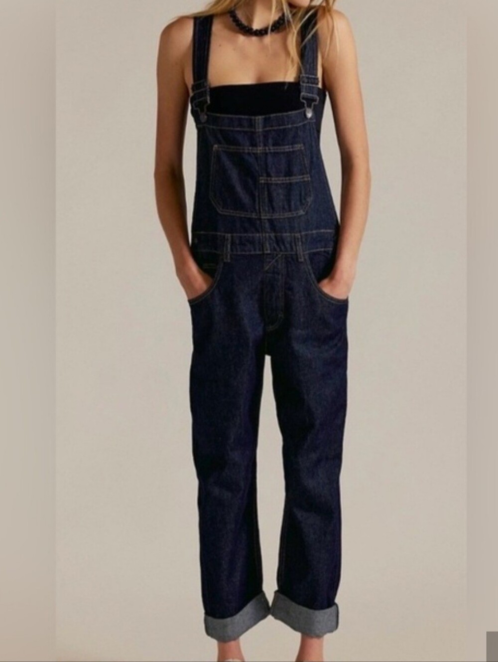 Free People We The Free Ziggy Denim Overalls- Hawthorne